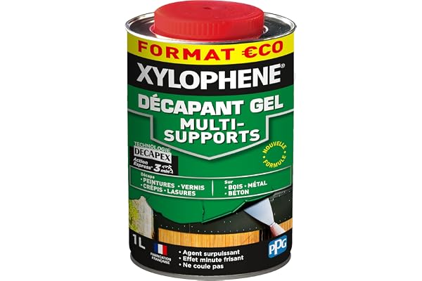 XYLOPHENE - Décapant Gel MULTI-SUPPORTS 1L - Format Eco