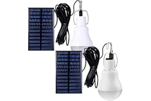 Lampes solaires Ampoules, Beinhome LED Lampes portable avec crochet Set pour l'extérieur intérieur camping l'aventure Hunking urgence panne de courant