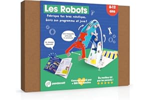 Les robots - Kit Pandacraft 8-12 ans: Fabrique ton bras robotique et joue en le faisant bouger