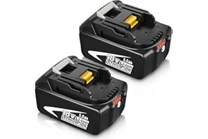 Catastro 2 Pack 18V 5000mAh Ricambio per Makita Batteria 18V 5.0Ah Compatible per Makita Batteria BL1860B BL1850B BL1840B BL1830B BL1830 BL1820 BL1815