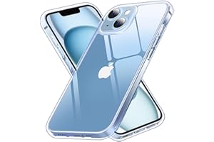 Vimiki Clear for iPhone 15 Case, [Never Yellow] [Shockproof Mil-grade Protection] Protective Bumper Hard PC Phone Cases, Thin Slim Fit Cover, Clear
