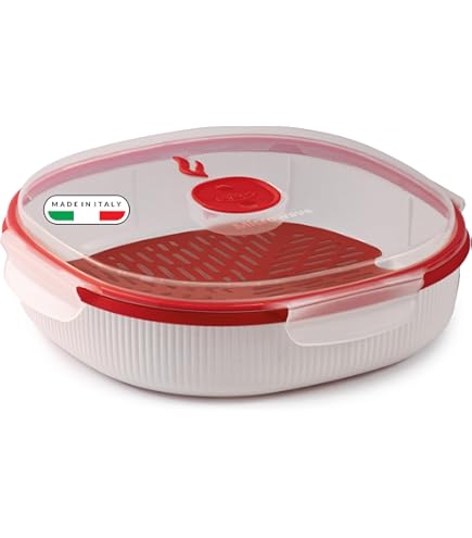 Sacco Per Cuocere Patate Al Microonde - Riutilizzabile, Rosso, Per Dieta E Cucina Sana - Foto 9