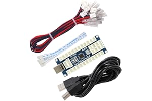 SJ@JX Arcade Game USB Encoder Board Macro Command Zero Delay Gamepad Button Joystick Controller for Nintendo Switch PC PS3 Raspberry Pi