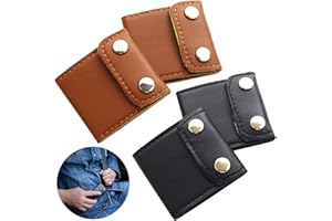 N\C Car Seat Belt Adjuster,Xiuyer 4pcs Shoulder Neck Strap Positioner,PU Leather Car Seat Belt,Universal Positioner Locking Clips,Vehicle Belt Positioner Car Seat Belt Safety Covers Baby Children Adult