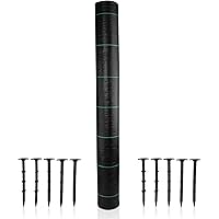 CoverUp! Unkrautgewebe [1mx50m= 50m²] - Gartenvlies wasserdurchlässig & atmungsaktiv [100 g/m²] - Unkrautgewebe…