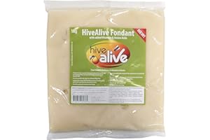 HIVE ALIVE Fondant Bee Food Supplement – Easy to Use Feed Enhancer Prevents Starvation During Overwintering – Only Fondant Proven to Increase Bee Gut Health and Boost Production-6Pack