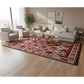 Etnik Motifli Otantik Dekoratif Kilim Desenli Halı (200cmx300cm) M4
