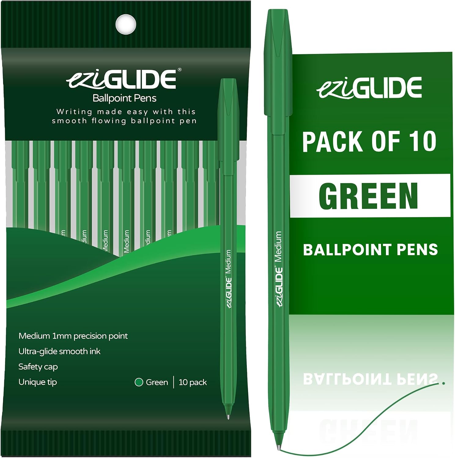 À Qui S'adresse le Eziglide Ballpoint Green Pens Medium Point Ni ? Profils Recommandés