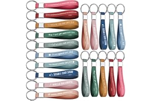 Yuecda Portachiavi motivazionale con testo in lingua italiana, regalo di ringraziamento, portachiavi in silicone per incoraggiare dipendenti, colleghi, adolescenti, insegnanti, colorato