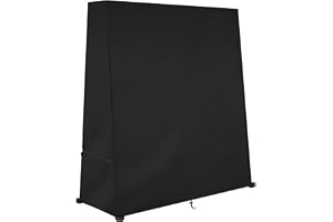 Dokon Table Tennis Table Cover Waterproof Windproof Anti-UV Heavy Duty Rip Proof Oxford Fabric Ping Pong Table Cover Outdoor 