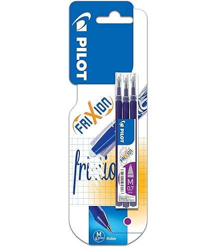 Recharge Legami Compatible 12 Mines Recharge Stylo Effaçable Legami - 0,7mm - Bleu, Noir, Violet, Vert - Encre Thermosensible Recharges Stylos Legami