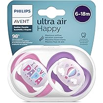 Ciuccio Philips Avent Ultra Air - Traspirante, Per Bambini 6-18 Mesi, Con Custodia Sterilizzatrice - Foto 9