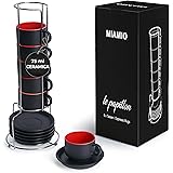 MIAMIO - 6 x 75 ml Espresso Tazzina da caffè - Sei Tazzine Impilabili - Set di Tazze da Caffè, Ceramica - Le Papillon Collezi