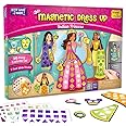 Imagimake DIY Magnetic Dress-Up Indian Princess |Pretend Play Toys for Girls | 30 Magnetic Dresses & Accessories | Interchange & Create Unlimited Outfits | Birthday Gift for Girls Ages 3,4,5,6,7