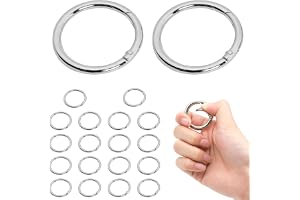 20 st 40 mm vår O-ring rund karbinhake krok trigger vår nyckelring spänne för hantverk, gör-det-själv fickringar hantverk göra ficktillbehör