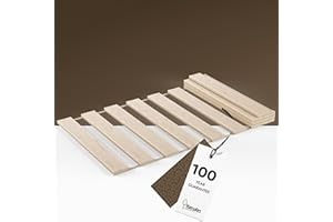 ‎HANSALES Hansales Rollrost 140x200cm - Massivholz, bis 450kg Hochwertiger Lattenrost aus massivem Fichtenholz FSC®- für Wohnwagen und Wohnmobile, Brett für Bett Rolllattenrost, Zusatzbett Latten Rost