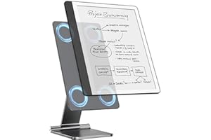LULULOOK Support magnétique pour Kindle Scribe 10,2" (2024/2022), Pliable et réglable, Tout en Aluminium, Support de Tablette magnétique pour la Lecture, l'écriture