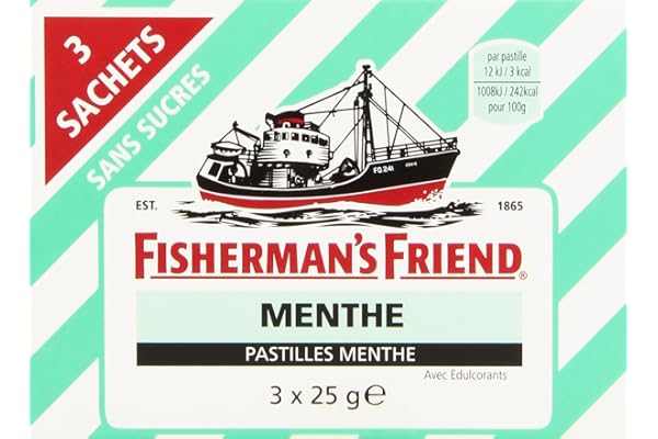 Fishermans Friend Menthe 3 sachets de 25g - Lot de 3