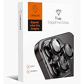 URUCHI Kamera Lens Koruyucu, Safir Cam, Al&uuml;minyum Alaşım &Ccedil;er&ccedil;eve, Kolay Kurulum, HD Kalite, G&uuml;&ccedil;l&uuml; Yapışma, &Ccedil;ubuk S&ouml;kme Aparat
