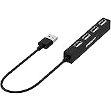 Sabrent HUB Portable avec 4 Ports USB 2.0 (câble de 24cm) pour Ultra Book, MacBook Air, Tablette PC Windows 8 (HB-MCRM)