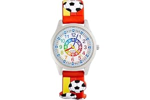 MUXIJIA Montres Bracelet pour Garçon - Analogique Mouvement à Quartz Montre Éducative Enfants pour Filles et Garçons de 3 Ans à 10 Ans