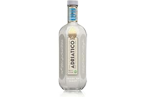 ADRIATICO - Amaretto Bianco - Liqueur - 16% Alcool - Origine : Italie - Ingrédients 100% naturels & Vegan - Parfait en cocktail Amaretto Sour - Notes d'Amandes fraiches - 70 cl