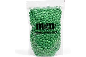 MY M&M'S M&M'S mono couleur au chocolat au lait - Sachet vrac de 1,5kg de chocolats - Idée de DIY - Idéal pour mariage, fête d'anniversaire, buffet de bonbons, baptême, gender reveal (Vert)