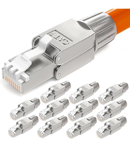 Luonic LAN Câble de réseau 100 | LAN Câble CAT6 S/FTP | Câble d