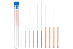 STYQUENZER Lot de 10 aiguilles de nettoyage pour buses d'imprimante 3D - En acier inoxydable - 0,15/0,2/0,25/0,3/0,35/0,4/0,5/0,6/0,8/1,0 mm