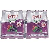 Freşa Black Mulberry Currant Flavored Natural Rich Mineral Carbonated Drink, Vitamin, 24-pack