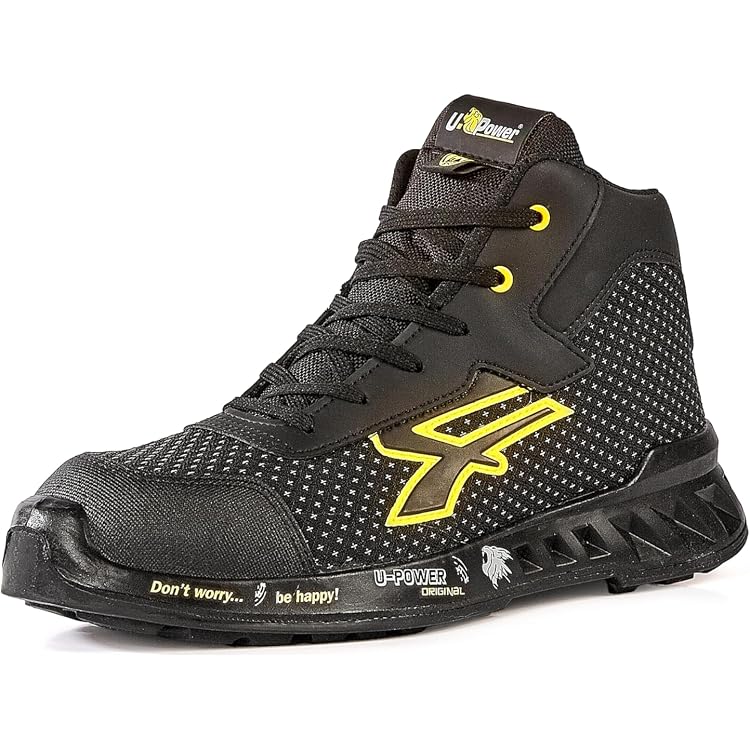 U-POWER | Scarpe Antinfortunistiche Alta Nelson S ESD S3S CI FO SR, Puntale Alluminio, Antiperforazione Tessile No Metal - 8
