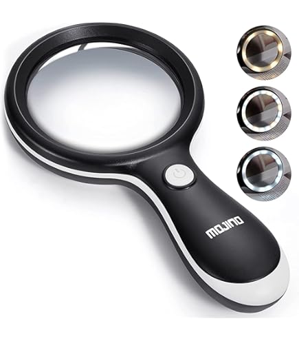 Lente D'Ingrandimento Eschenbach Mobilent LED - 10x Ingrandimento, Lente Ø35mm, Illuminazione - Foto 4