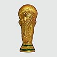 Football World Cup Trophy Sculpture - Gold Plaster - Limited Edition Artistic Gold Patination