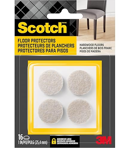 Scotch SP84A84 High Strength Self Adhesive Felt Pads 35 x 24 mm