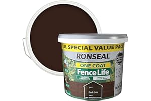 Ronseal One Coat Fence Life Dark Oak 12L