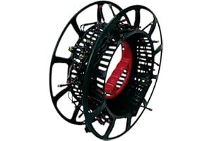 PMS Christmas string lights storage wheel - christmas light holder - wind up reel - cable storage organiser - christmas string lights reel- tangle free tree light cradle.