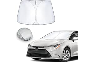 CDEFG Compatible con Toyota Corolla 2019-2024 2025 Parasol Coche Delantero Parabrisas Protector Plegable Mejor Fresco-Parasol Corolla Touring Sports GR Hybrid Accesorios
