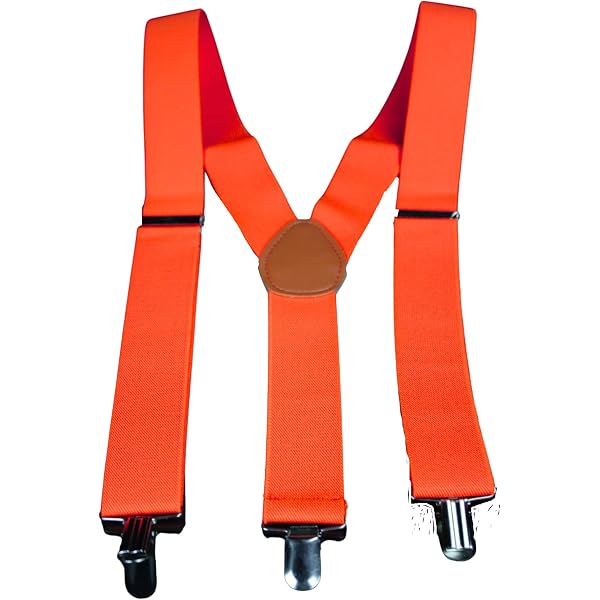 Bretelles Homme Style X – 38 Mm Large, 4 Clips Plastique Solides, Réglables Jusqu'à 110 Cm, Confort Élastique Pour Jeans, Costumes Et Décontracté