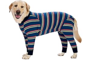 Axcimond Dog Recovery Suit for After Surgery Female/Male Post-Operative Dog Onesie Post Spay Neuter Dog Bodysuit After Surgery Dog Surgical Suit Abdominal Wounds Protector Cone E-Collar Alternative