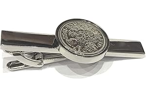 OCC OLD COIN CUFFLINKS Premium 1964 Sixpence Tie Clip for a 60th Birthday gifts for men cufflinks