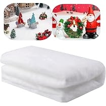 Snow Blanket Roll, Christmas Fake Snow Blanket, Soft Fake Snow Roll, Artificial Snow Blanket, Artificial Snow Sheets, Artificial Snow Roll For Christmas Village Hampers Xmas Tree Decoration – 240X80cm