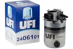 UFI Filters, Filtre Diesel 24.061.01, Filtre à Carburant de Remplacement, Adapté aux Voitures, Applicable sur Nissan Qashqai 1.6 DCI