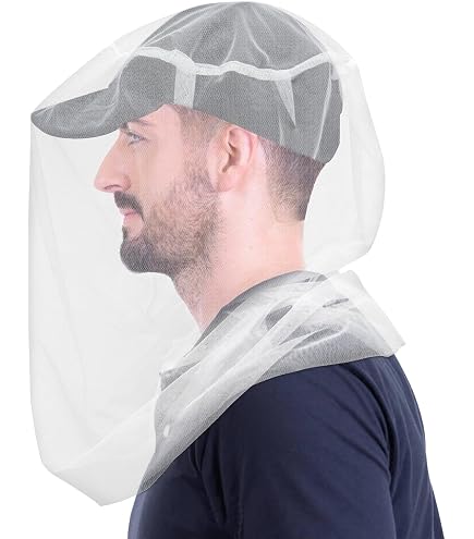 Moustiquaire De Tête Extra-large – Mailles Fines 620 Trous/pouce², Pour Camping, Randonnée, Pêche, Jardinage, Safari