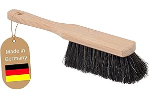 ‎NOVALIV Novaliv ROSSHAAR Handfeger Auto Besen weiche Borsten - Handbesen Rosshaar Handfeger Klein Besenbürste - Schneebesen Auto Rosshaarbesen Naturborsten Hand Brush Autohandfeger Weich Handkehrbesen