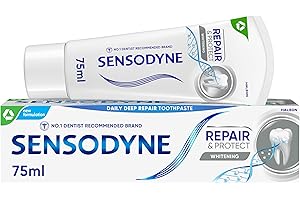 Sensodyne Toothpaste Repair and Protect, Teeth Whitening Toothpaste for Sensitive Teeth, 75ml