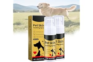 Qublex Pet Skin Treatment Spray 2-Pack - Dog Spray for Pet Skin Soothing, Itchy Skin Relief, Dry Skin Treatment, and Skin Care for Dogs and Cats