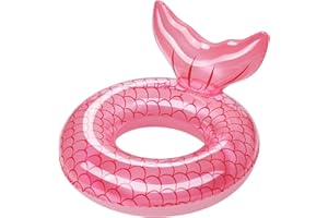 HeySplash Bouée Gonflable Piscine, Anneau De Natation en Forme Flamant, Flotteur Gonflable Jouet d'Été Plage Fête de Piscine