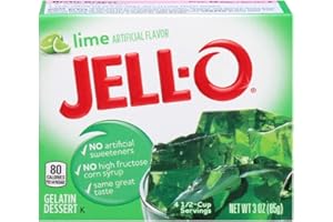 Jell-o gelatina al lime