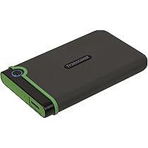 Transcend StoreJet 25M3 2TB Rugged Portable Hard Drive, Military