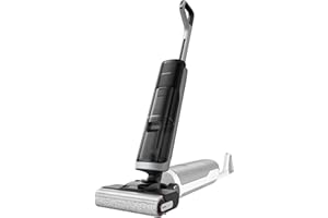 DREAME H14 Pro Lavapavimenti Senza Filo, Design Piatto a 180°, Cura Della Spazzola a 60 °C, Aspirazione da 18.000 Pa,Asciugatura in 5 min, Dosaggio Automatico del Detergente, Controllo Tramite App